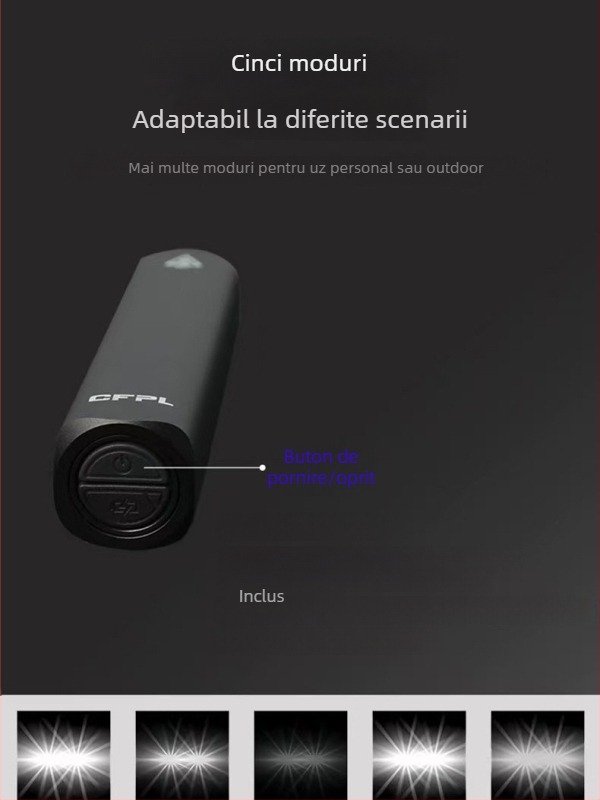Far pentru bicicletă MTB – iluminare de noapte, durată lungă a bateriei, reîncărcabil, de nivel profesionist, foarte luminos