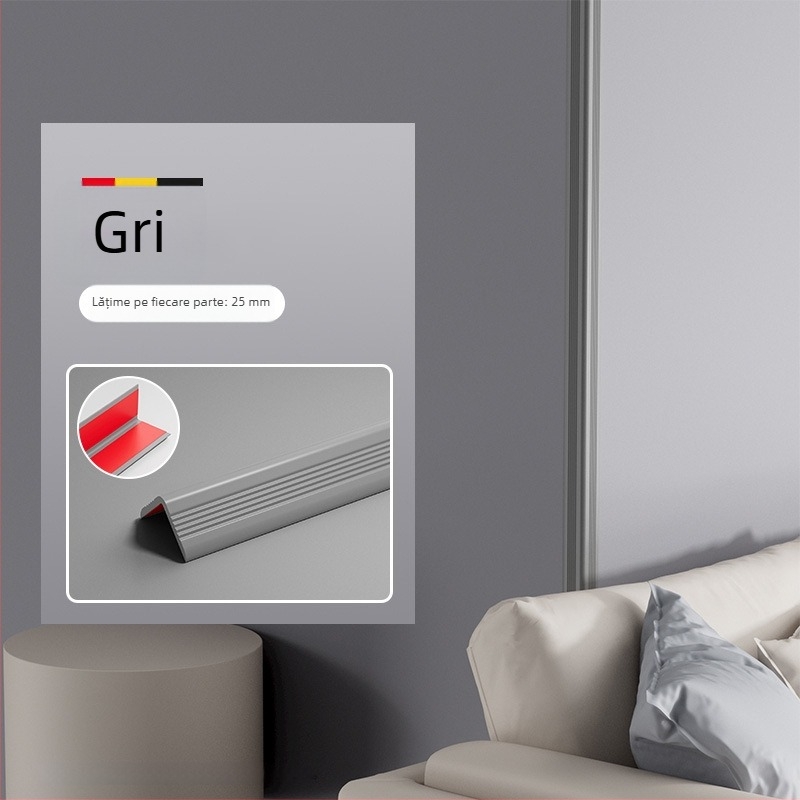 Fâșii de protecție în formă de L pentru colțuri, bandă auto-aderentă moale pentru mese și praguri de ferestre