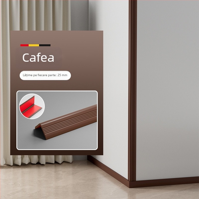 Fâșii de protecție în formă de L pentru colțuri, bandă auto-aderentă moale pentru mese și praguri de ferestre