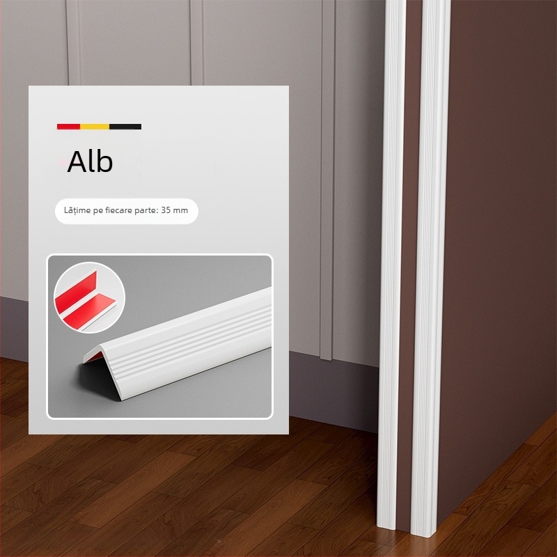 Fâșii de protecție în formă de L pentru colțuri, bandă auto-aderentă moale pentru mese și praguri de ferestre