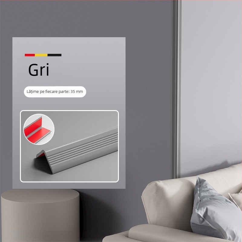 Fâșii de protecție în formă de L pentru colțuri, bandă auto-aderentă moale pentru mese și praguri de ferestre