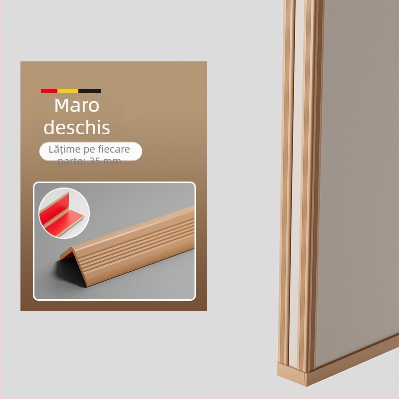 Fâșii de protecție în formă de L pentru colțuri, bandă auto-aderentă moale pentru mese și praguri de ferestre