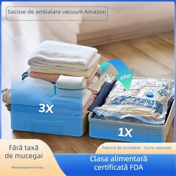 Sac vid pentru haine și pilote — grosime cu dublu strat 14, material PA+PE, pompă electrică de 55W, producție zilnică 500000