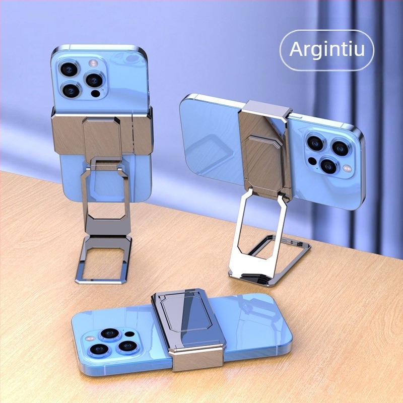 Miaokang bear Lazy Bracket suport telefon – aliaj, inel dublu, bază de birou pliabil, universal