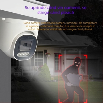 Camera IP dome PoE - 8MP/4K, lentilă 3.6mm, IR 20m, utilizare interior/exterior