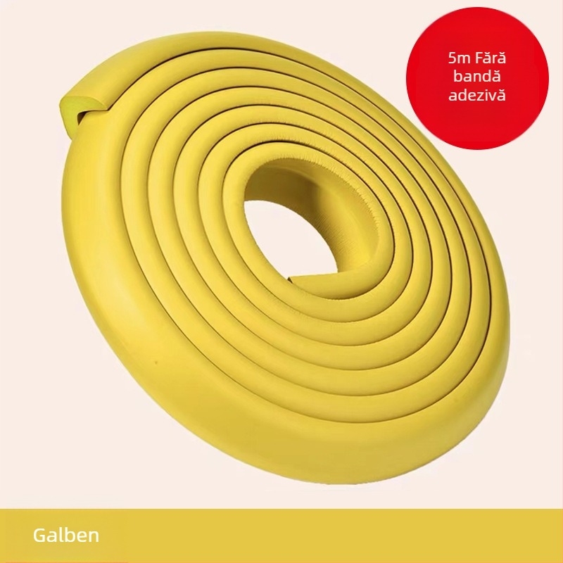 Bandă de protecție a marginii mesei pentru copii, cu strat moale; material NBR; lungime 5; Youbeishi