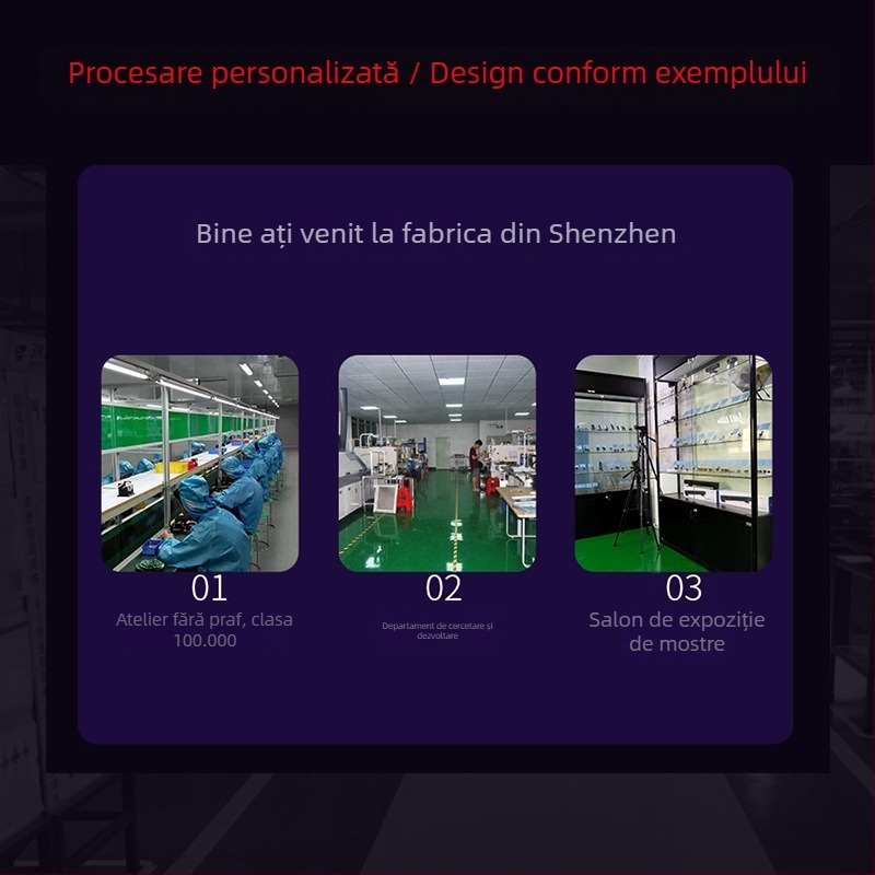 Cameră USB 4K cu autofocus, microfon încorporat, iluminare cu trei niveluri, 30 FPS