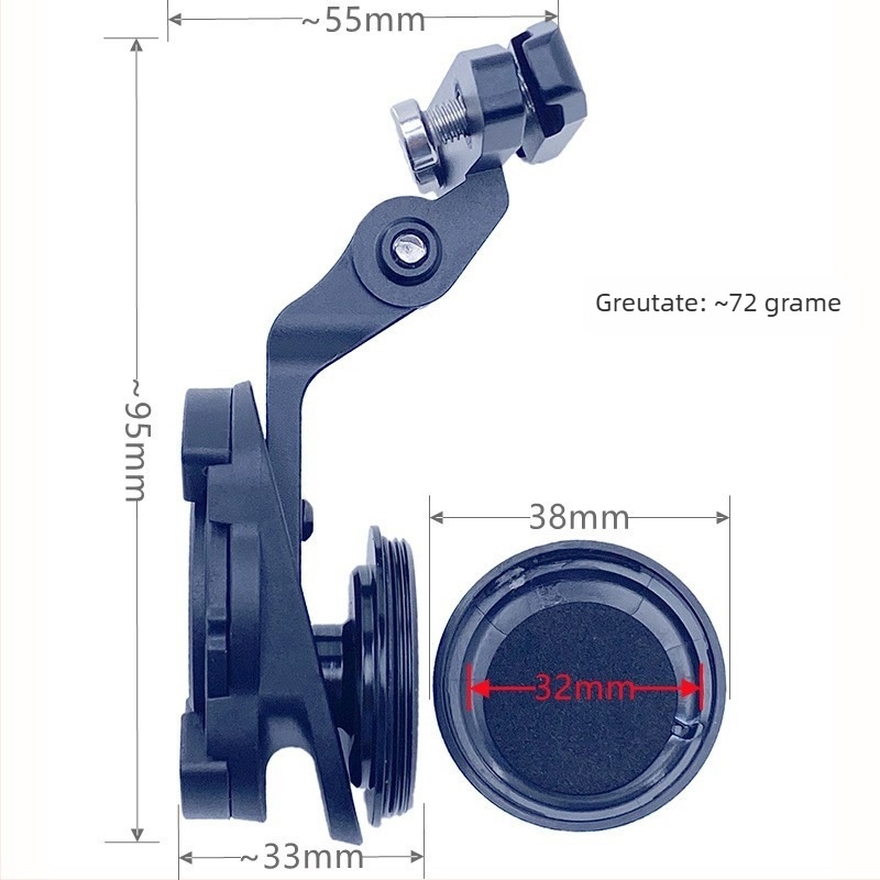 Suport pentru farul bicicletei Garmin Varia RCT715 – montare cu șuruburi, suport pentru lampă inclus