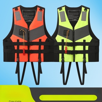 Vestă de salvare din material EPE, flotabilitate îmbunătățită, pentru adulți, utilizare pe barcă și pescuit offshore