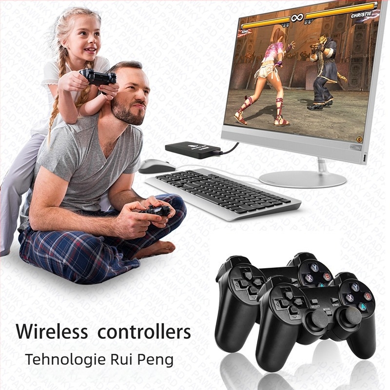 Consolă portabilă de jocuri cu suport pentru jocuri HD Saturn/N64, design 3D cub retro, fără fir, MP4 player, compatibil Android