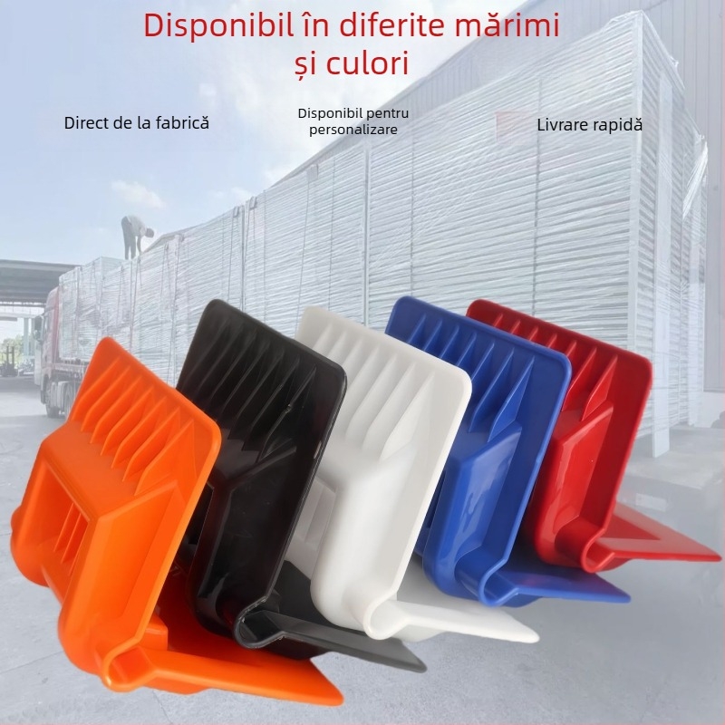 Curele de legare cu protecții de colț din plastic (rezistente la uzură și la presiune, anti-coliziune și anti-zgârieturi) pentru etanșarea și protecția transportului cu camioane, material PE, marcă privată Wei Mingyu