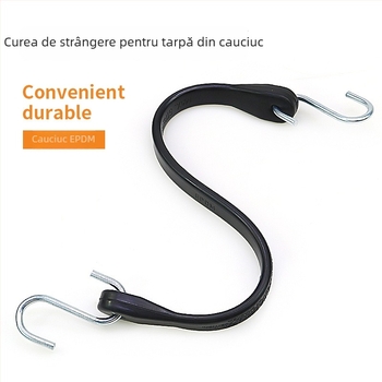 Bandă de prindere a încărcăturilor din cauciuc cu frânghie elastică, capacitate 60, etichetă privată licențiată