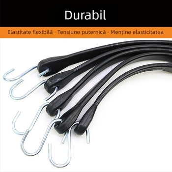 Bandă de prindere a încărcăturilor din cauciuc cu frânghie elastică, capacitate 60, etichetă privată licențiată