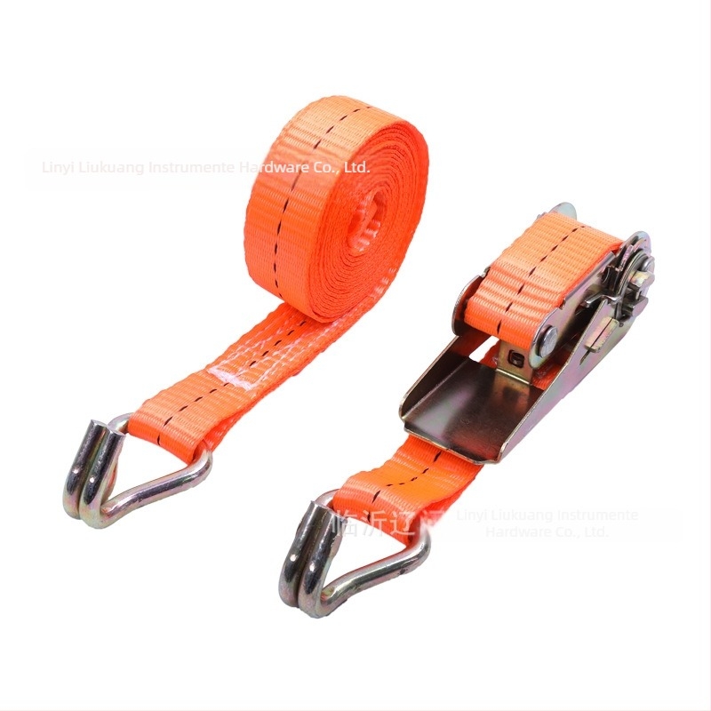 Linbang tensionator pentru mărfuri cu cârlig dublu, poliester îmbunătățit, pentru fixarea mărfurilor