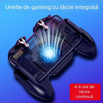 Controler de joc H5 – pad wireless din aliaj, cu ecran tactil, compatibil cu dispozitive iOS și Android