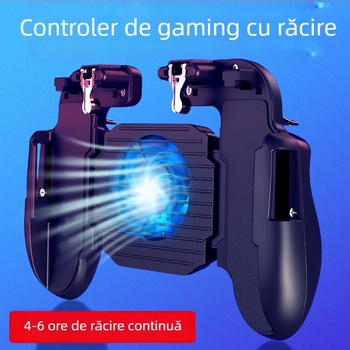 Controler de joc H5 – pad wireless din aliaj, cu ecran tactil, compatibil cu dispozitive iOS și Android