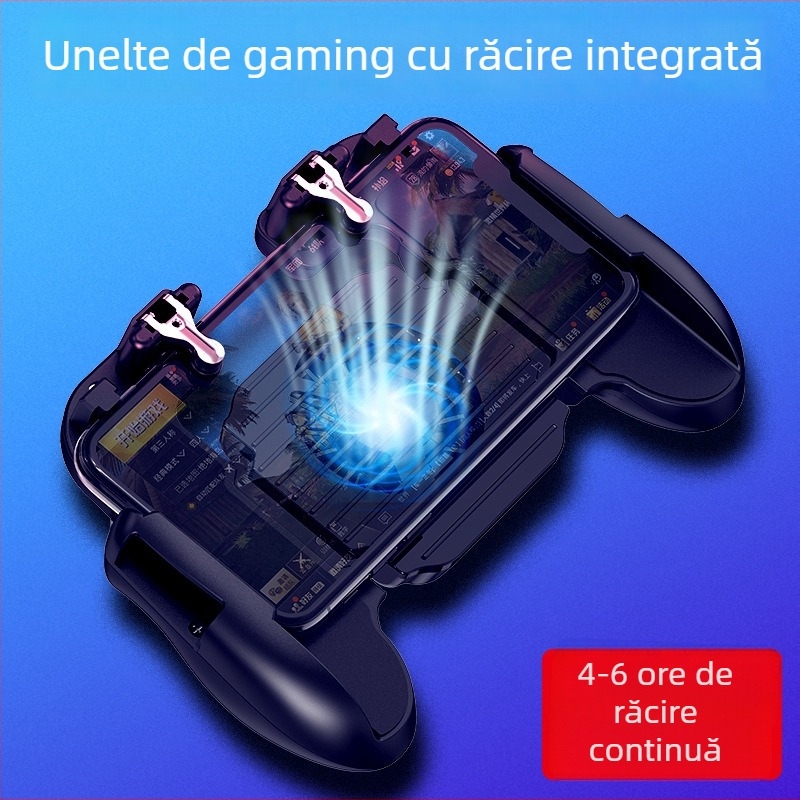 Controler de joc H5 – pad wireless din aliaj, cu ecran tactil, compatibil cu dispozitive iOS și Android