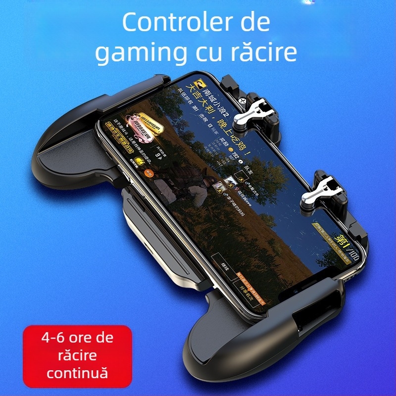 Controler de joc H5 – pad wireless din aliaj, cu ecran tactil, compatibil cu dispozitive iOS și Android