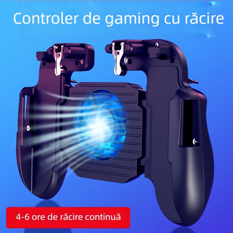 Controler de joc H5 – pad wireless din aliaj, cu ecran tactil, compatibil cu dispozitive iOS și Android