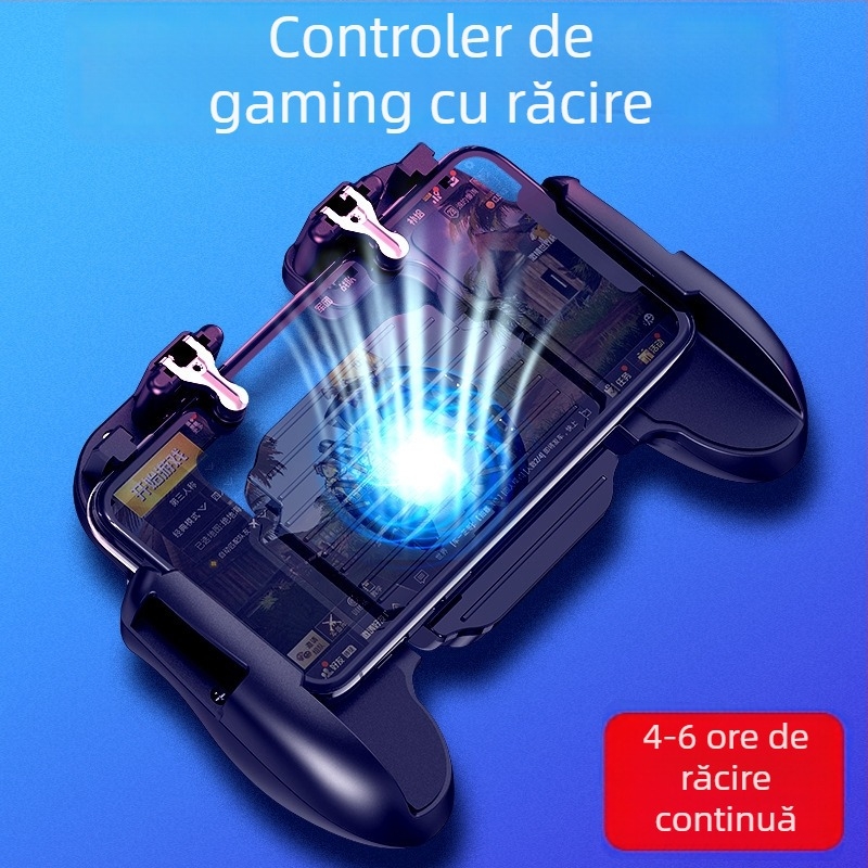Controler de joc H5 – pad wireless din aliaj, cu ecran tactil, compatibil cu dispozitive iOS și Android