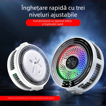  Tl03 Răcitor pentru telefon cu clips magnetic din semiconductori, afișaj digital, control AI al temperaturii, 15W