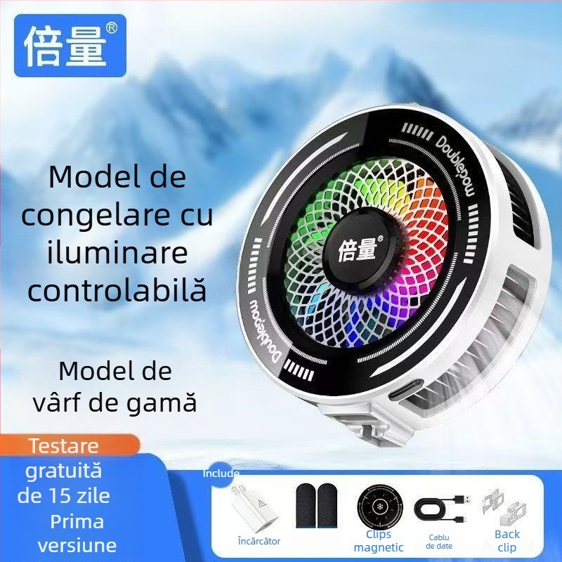  Tl03 Răcitor pentru telefon cu clips magnetic din semiconductori, afișaj digital, control AI al temperaturii, 15W