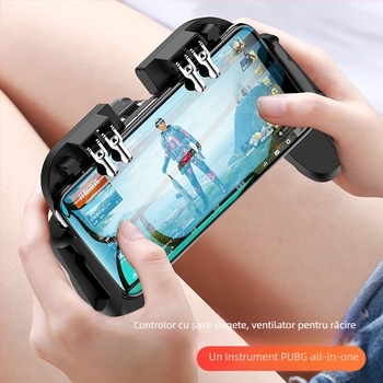 H9 controller de joc mobil, fără fir, cu interfață tactilă pentru telefoane inteligente, 210 g