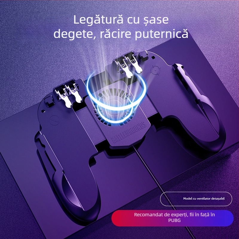 H9 controller de joc mobil, fără fir, cu interfață tactilă pentru telefoane inteligente, 210 g