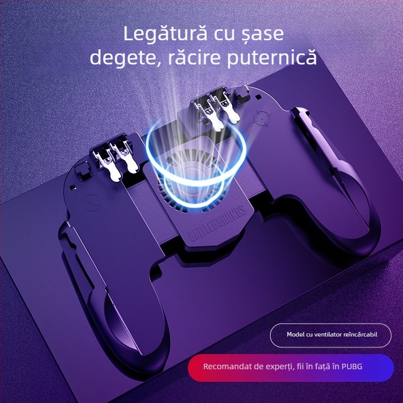 H9 controller de joc mobil, fără fir, cu interfață tactilă pentru telefoane inteligente, 210 g