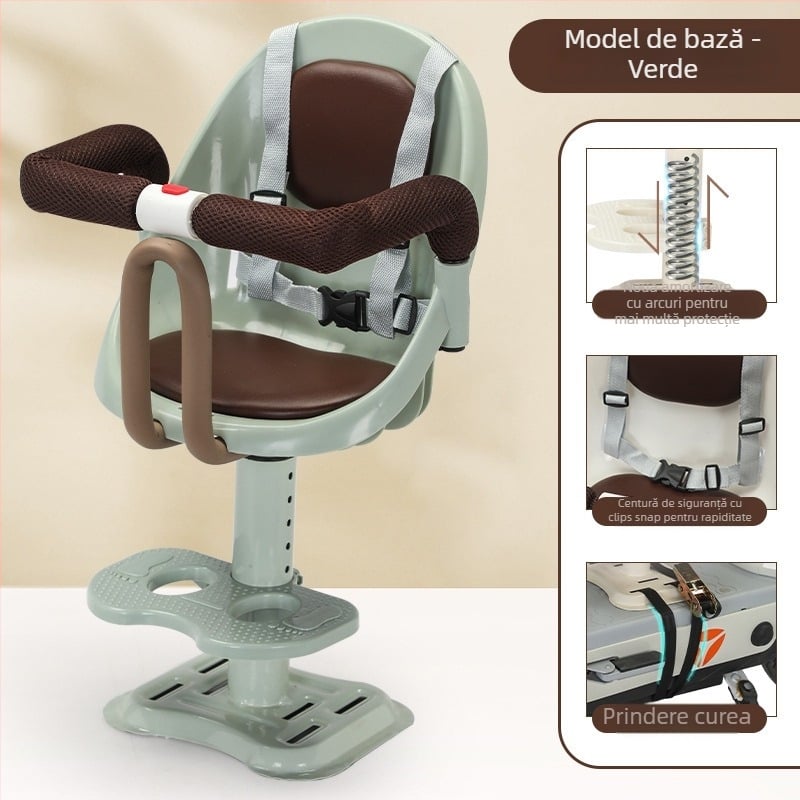 Scaun pentru copii pentru mașina electrică, poziție frontală, model 616