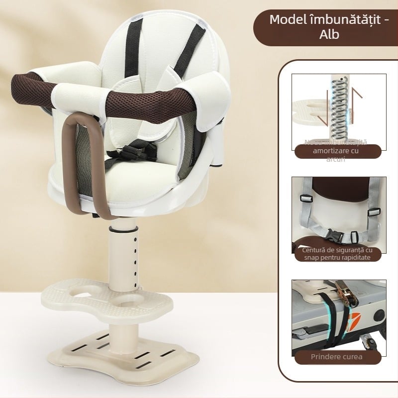 Scaun pentru copii pentru mașina electrică, poziție frontală, model 616