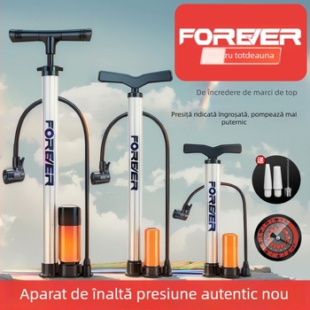 Pompa manuală cu presiune înaltă pentru bicicletă, e-bike, motocicletă, mașină, uz casnic și baschet – multifuncțional