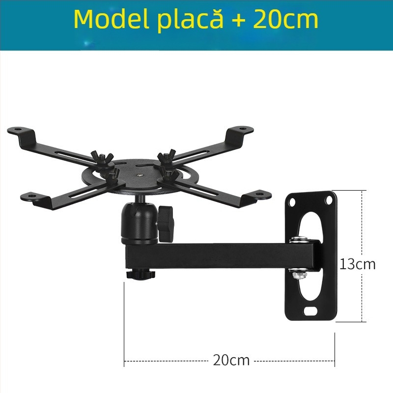 Accesoriu pentru trepiedul proiectorului – fier, capacitate de încărcare 5 kg, coloană cu 1 secțiune, greutate 500 g