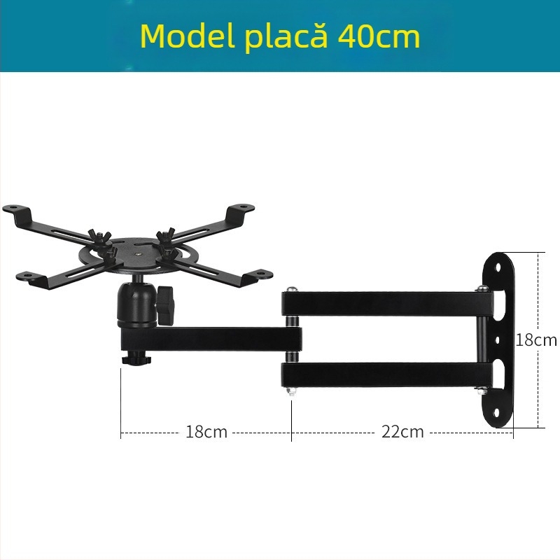 Accesoriu pentru trepiedul proiectorului – fier, capacitate de încărcare 5 kg, coloană cu 1 secțiune, greutate 500 g