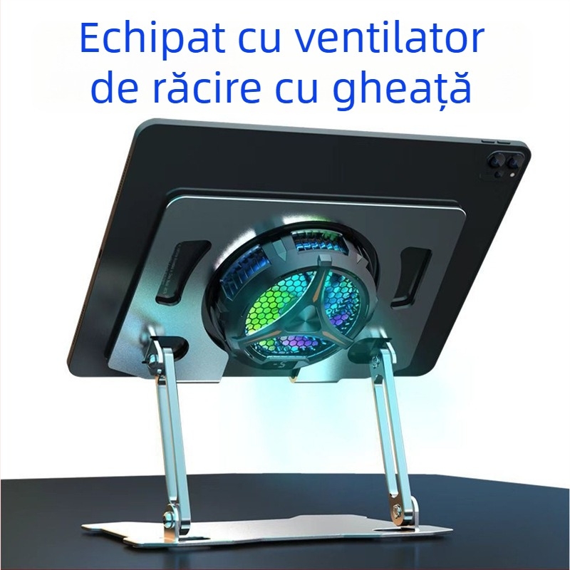 X42 Suport radiator pentru tablete cu interfață USB-C, material ABS, greutate 257 g, compatibil cu tablete