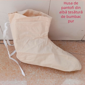 Șosete de miner din bumbac cu căptușeală fleece pentru cizme de ploaie, garnitură înaltă, absorbție a umidității, utilizare industrială și minieră în spații frigorifice