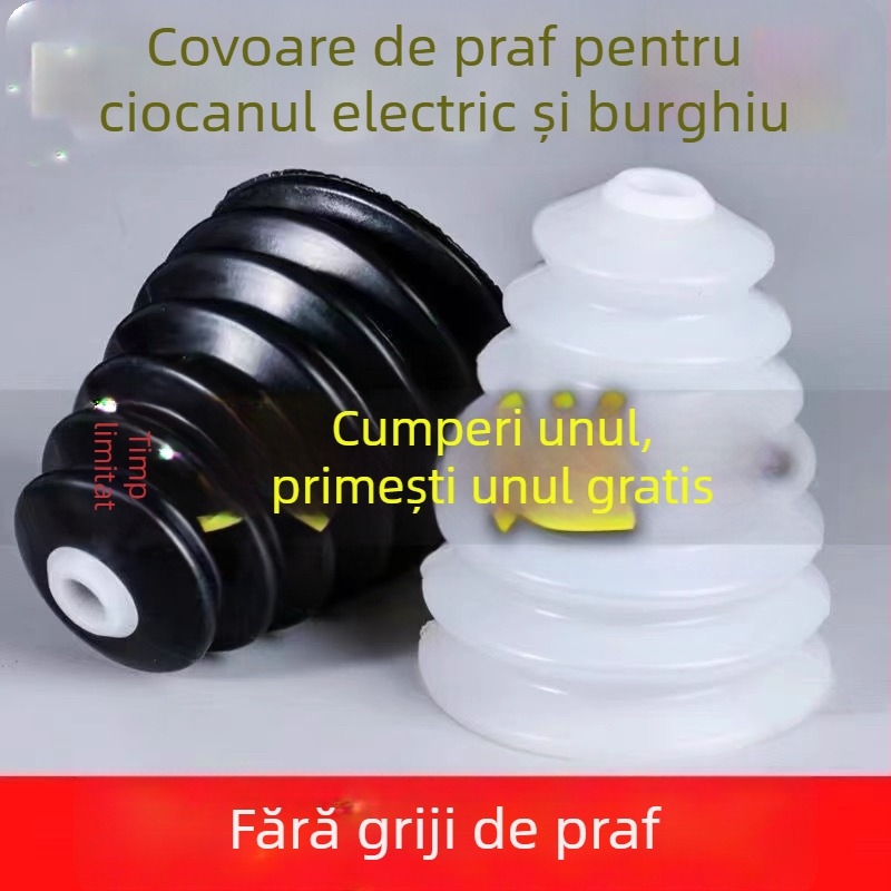 Capac de praf pentru ciocan electric și bormașină cu impact - oțel inoxidabil, 12 țevi termice, răcire cu țevi termice, răcire cu semiconductori, rezistență la temperaturi înalte