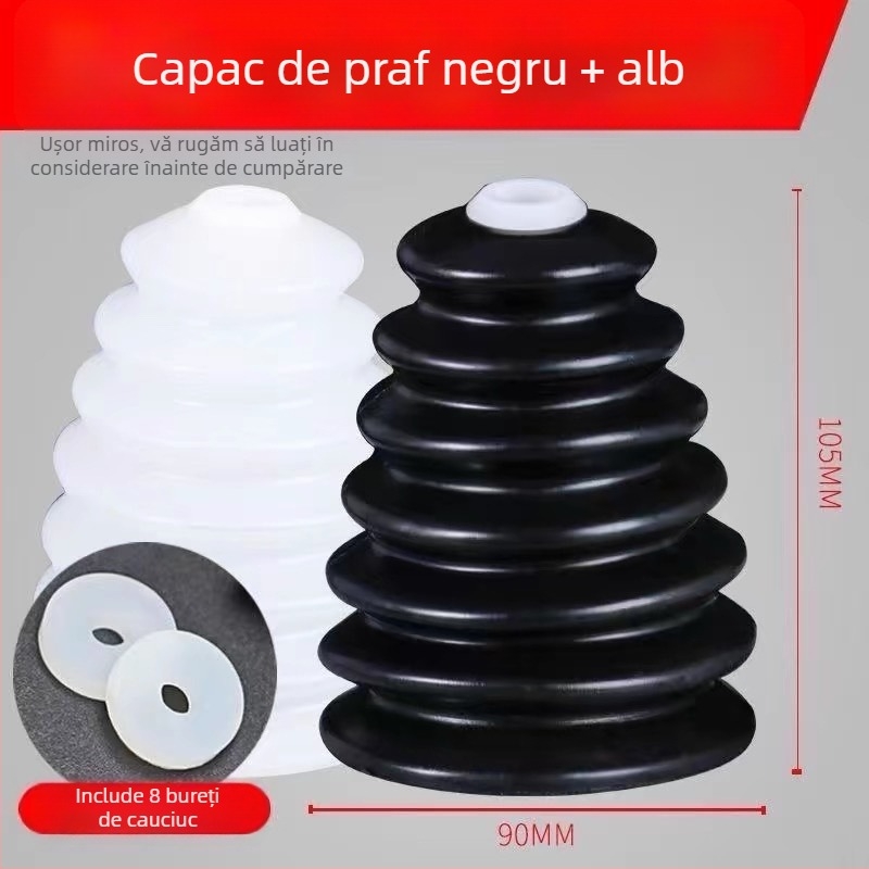 Capac de praf pentru ciocan electric și bormașină cu impact - oțel inoxidabil, 12 țevi termice, răcire cu țevi termice, răcire cu semiconductori, rezistență la temperaturi înalte