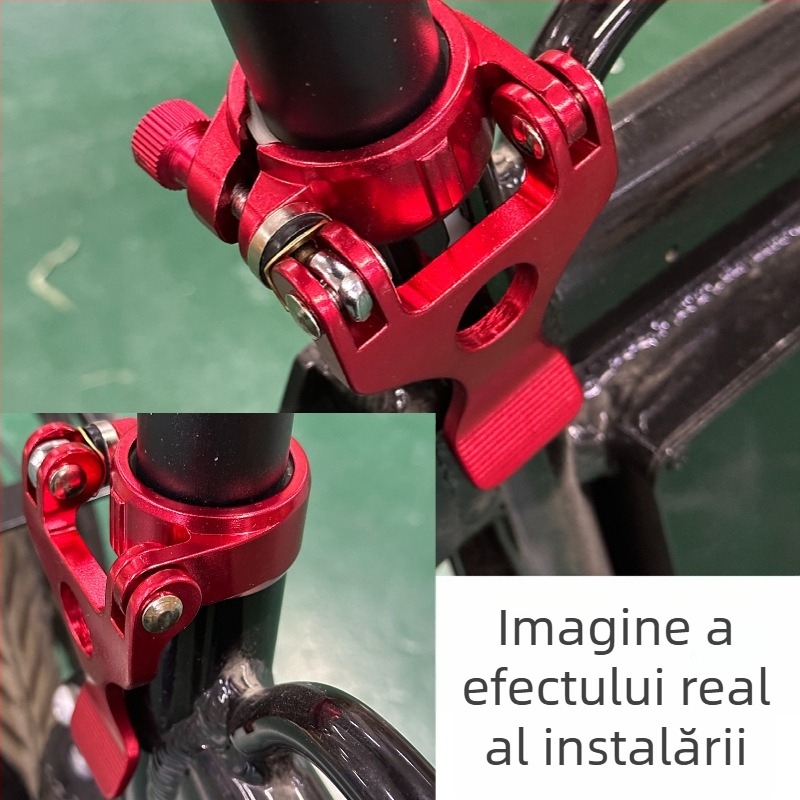 Colier pentru țeava șei - aliaj de aluminiu, Zero step