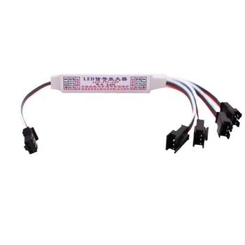 Modul amplificator LED pentru bandă – Expander de semnal sincron, 5-24V, Ieșiri 1-4/8, Interfață 3P