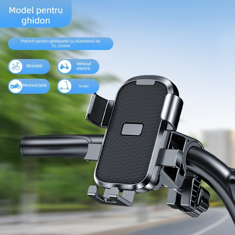 Suport de telefon pentru ciclism cu anti-vibrații și accesorii umbrelă pentru bicicliști