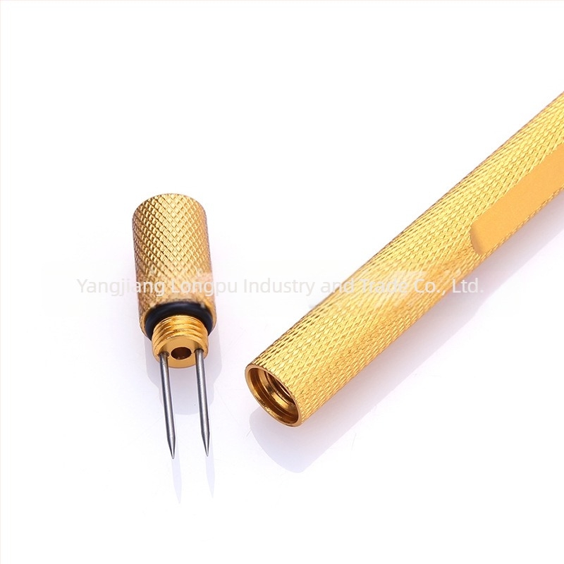 Ace pentru trabucuri 2 în 1 din aliaj de aluminiu, cu cap dublu, portabil