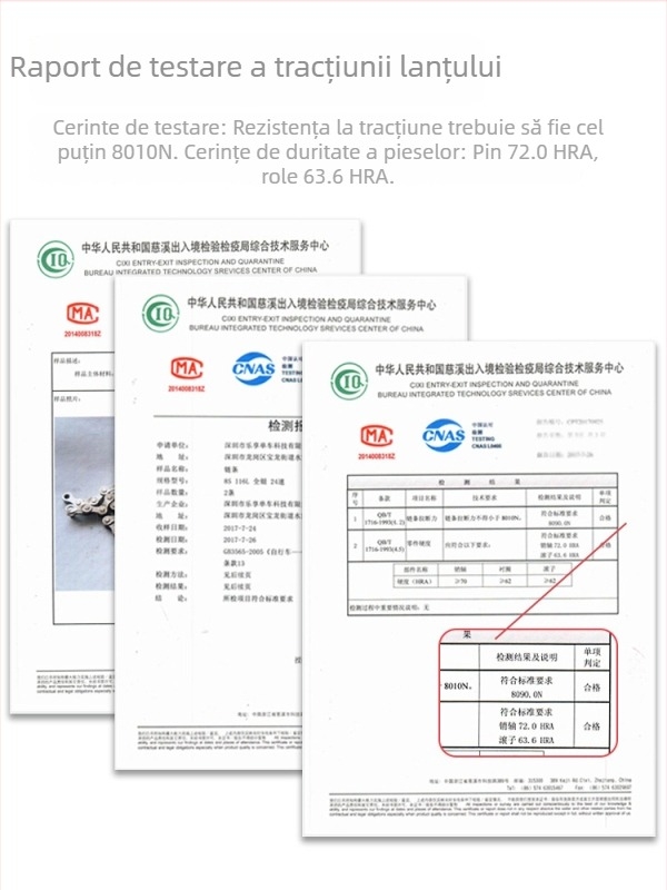 Lanț de bicicletă Lebycle CN-K pentru biciclete de munte și oraș, 7/8/9/10/11 viteze, oțel