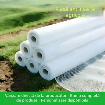 Plasă de protecție din polietilenă pentru seră (Material: Polietilenă; Dimensiune plasă: 14–120 mesh; Diametrul firului: 10–20; Număr produs: 001; Durată de viață: 3–5 ani)