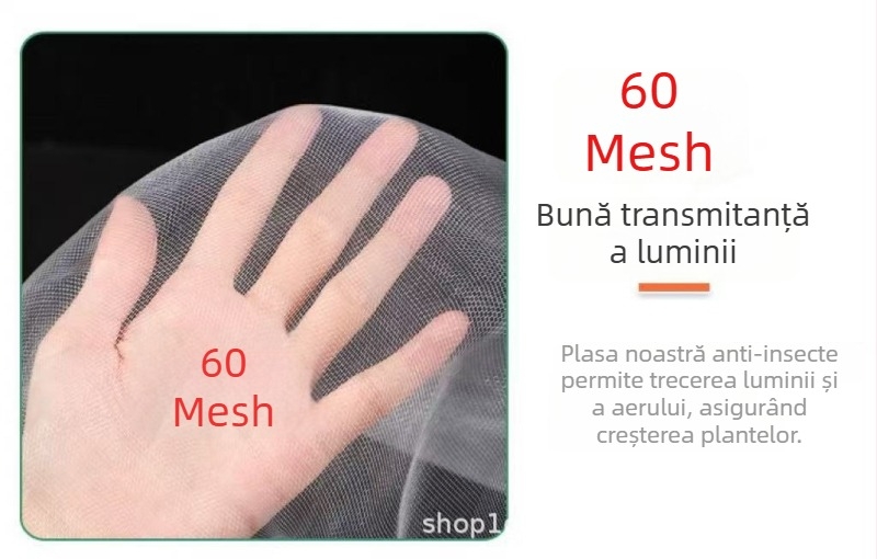 Plasă de protecție din polietilenă pentru seră (Material: Polietilenă; Dimensiune plasă: 14–120 mesh; Diametrul firului: 10–20; Număr produs: 001; Durată de viață: 3–5 ani)