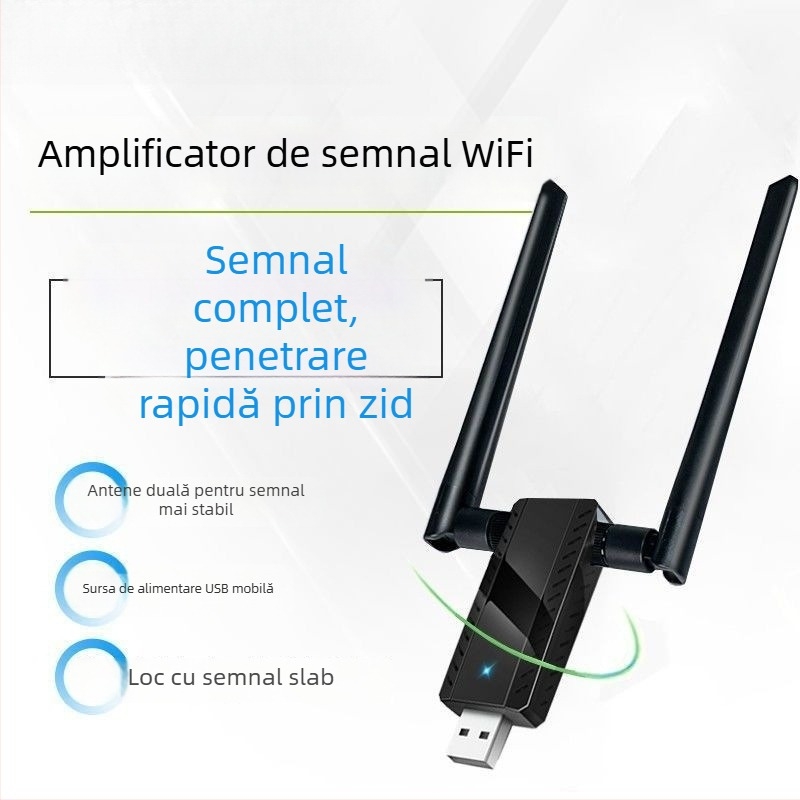 Amplificator Wi‑Fi alimentat prin USB pentru routerul de acasă – repetor și extender wireless prin perete