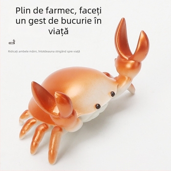 Suport pentru țigarete – Design de rac în stil desen animat, rășină, lucrat manual, personalizabil