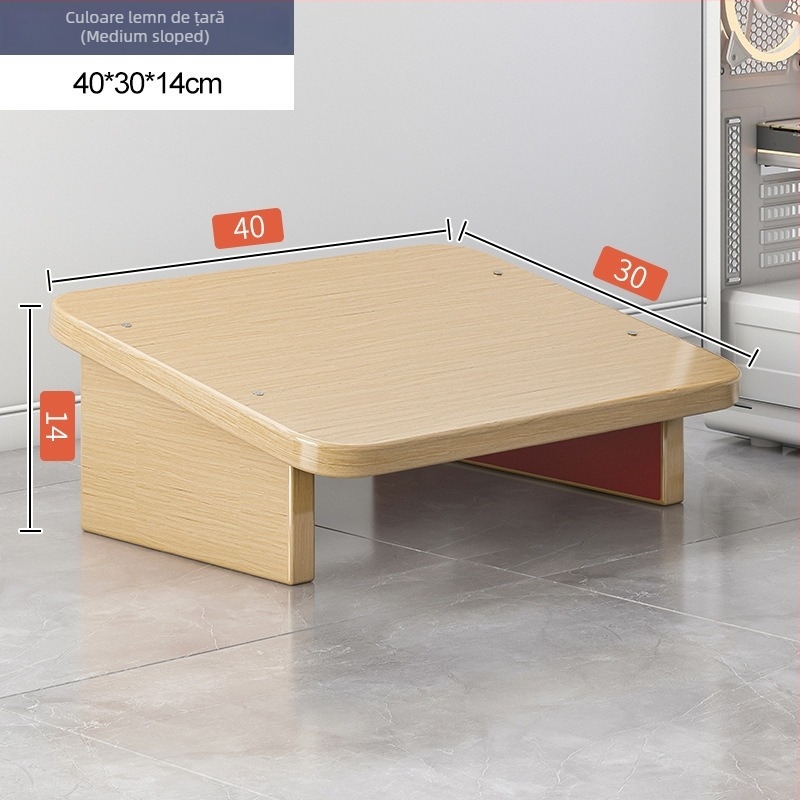 Suport pentru picioare sub birou — ergonomic, anti-derapant, stil modern minimalist, model N526, material placă, personalizabil