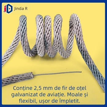 Plasă de cățărare pentru copii, exterior – din nylon, cablu de draperie și sârmă din oțel galvanizat pentru aviație, Standard Național, cu rezistență înaltă la tracțiune, uzură și intemperii