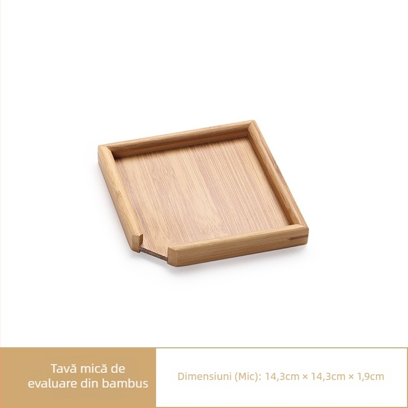 Set de degustare ceai porțelan pentru evaluare senzorială, Liangting, Dehua County, pentru 1 persoană, stil simplu